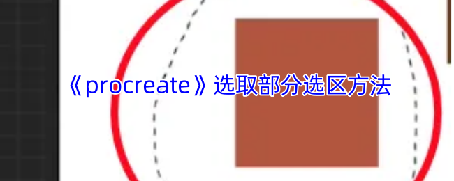 《procreate》选取部分选区方法