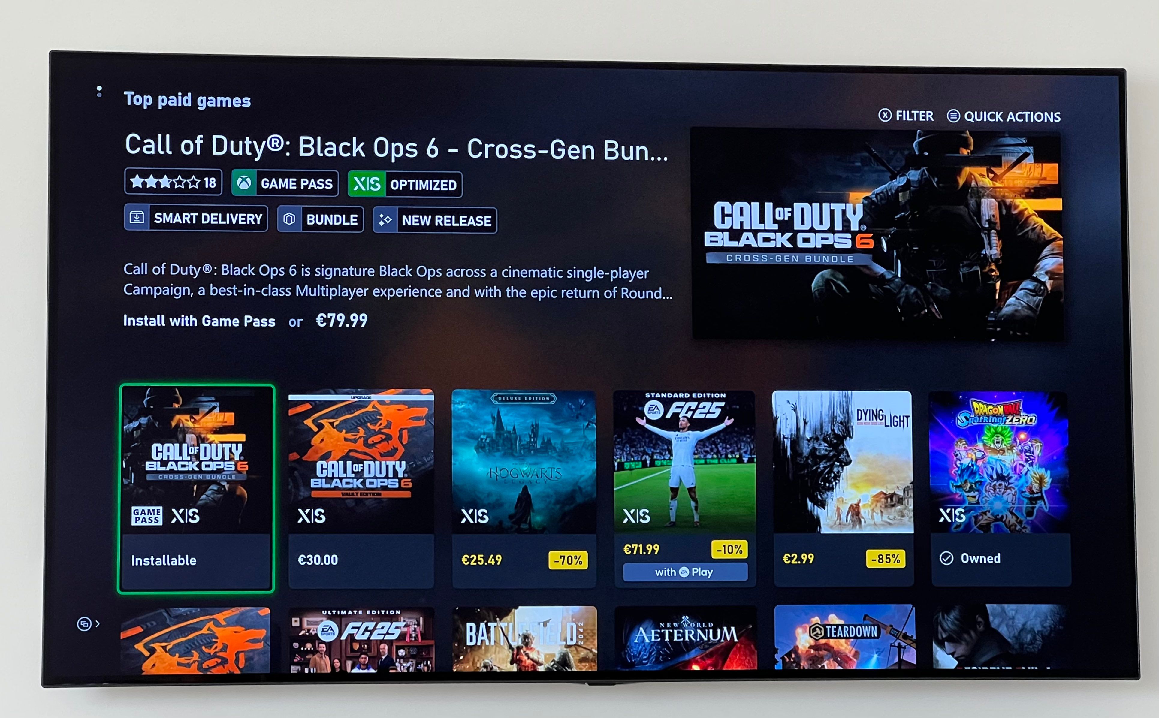 XGP用户助力《COD21》登顶XBOX游戏畅销榜2