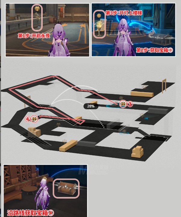 《崩坏：星穹铁道》龙骸古城宝箱位置介绍