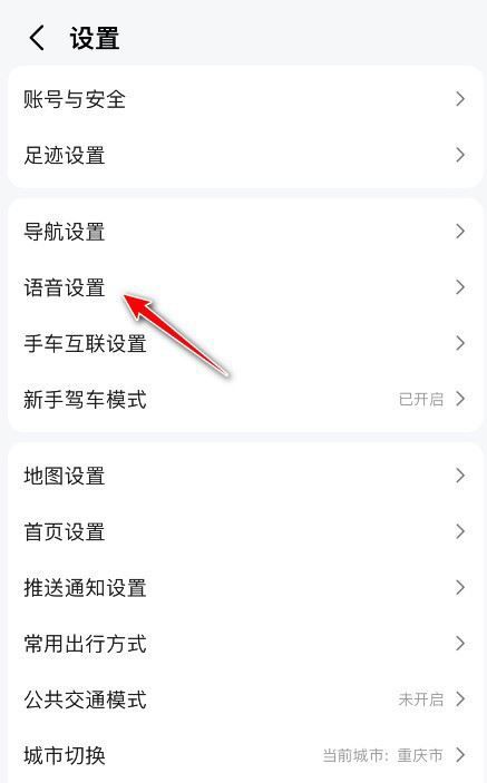 《高德地图》导航语速设置方法