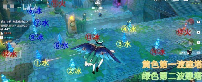 《原神》三星参差争电光难度5挂机攻略