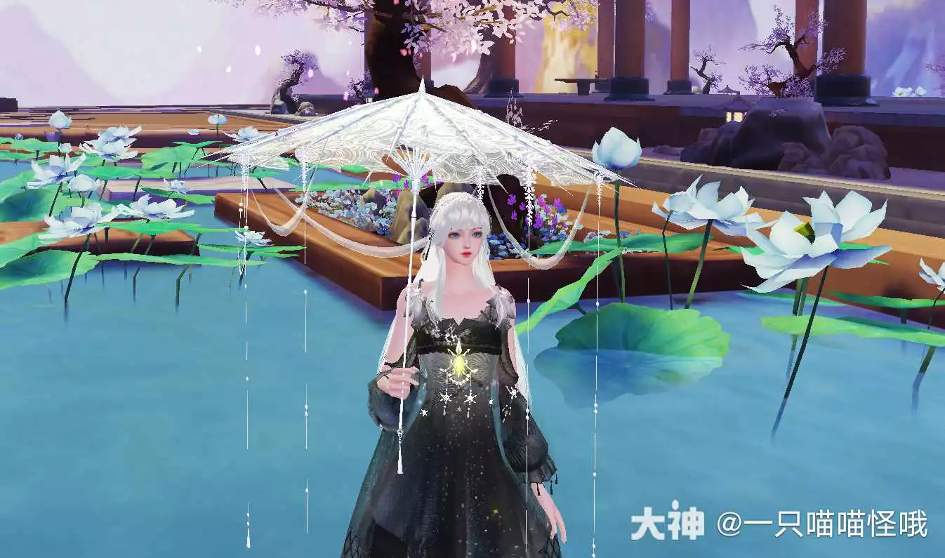 寒光入窗纱，快换上《天下》手游新时装探寻大荒夜色